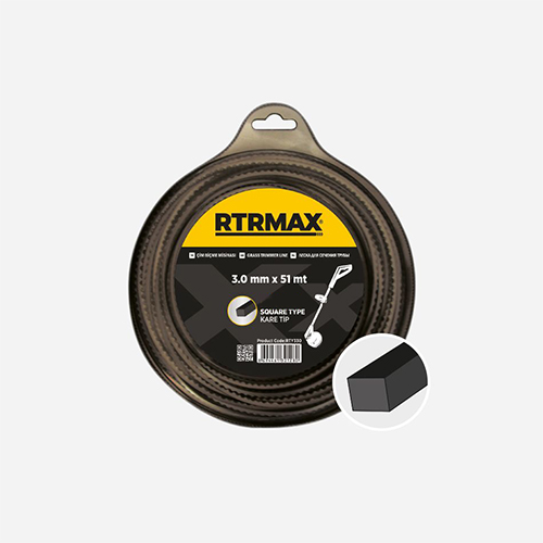 RTRMAX RTY335 TIRPAN MISINASI SIYAH KARE 3.5MM*38M